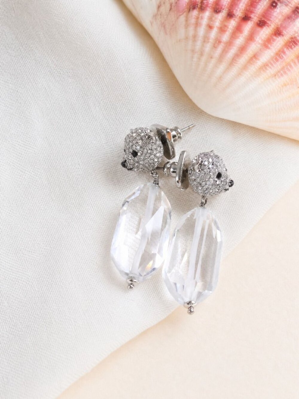 SALE Kate Spade Polar Bear Drop Earrings - Picture 2 of 2